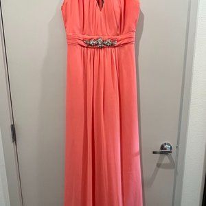 Coral Bridesmaid Dress